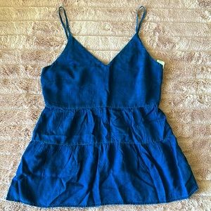 Denim colored tank NWT 🏷️